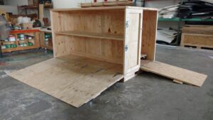 heavy duty wood shipping crates