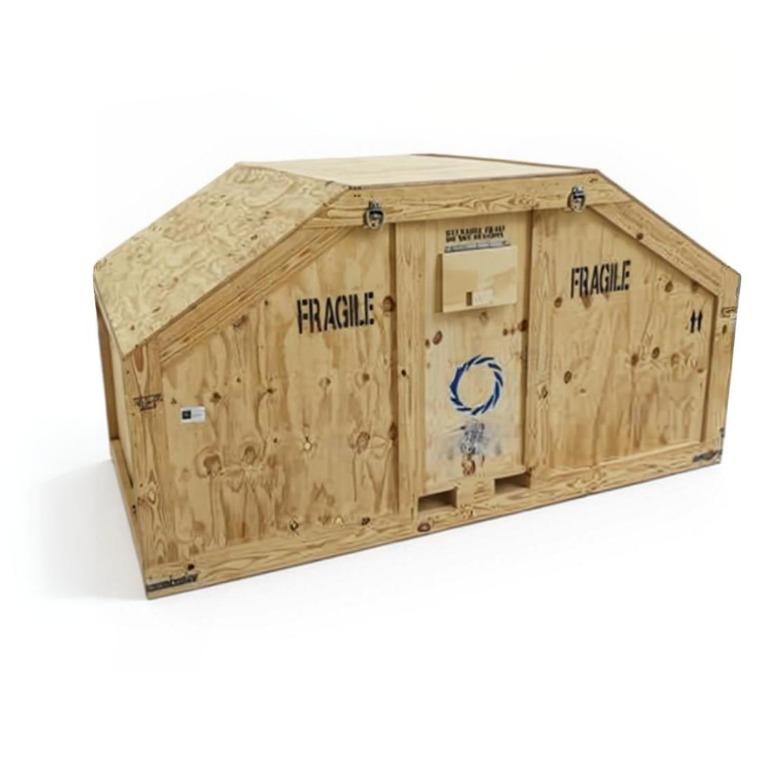 air cargo wood shipping crate