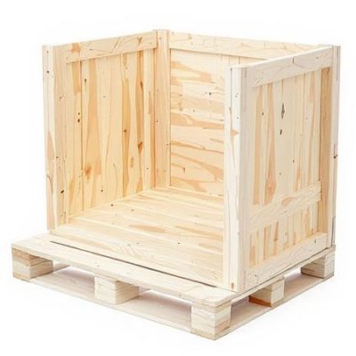 wood shipping crate opening other