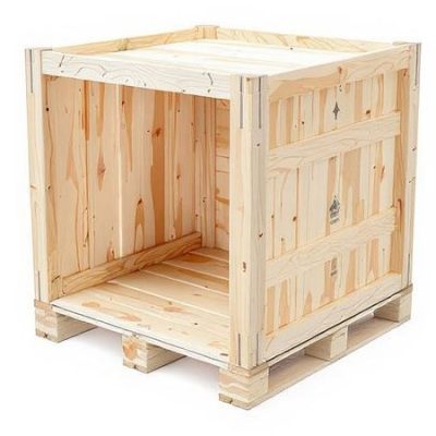 side opening wood shipping crates